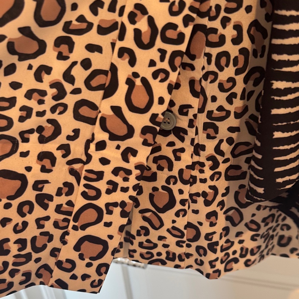 Gretchen Scott Designs Animal Print Long Sleeve Dress - Picture 5 of 8